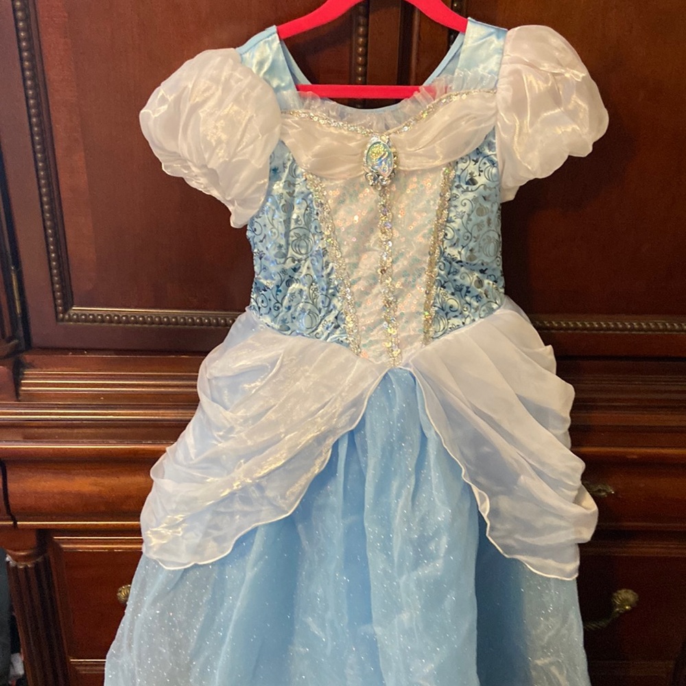 Disney official Cinderella dress. For Halloween or dress up.